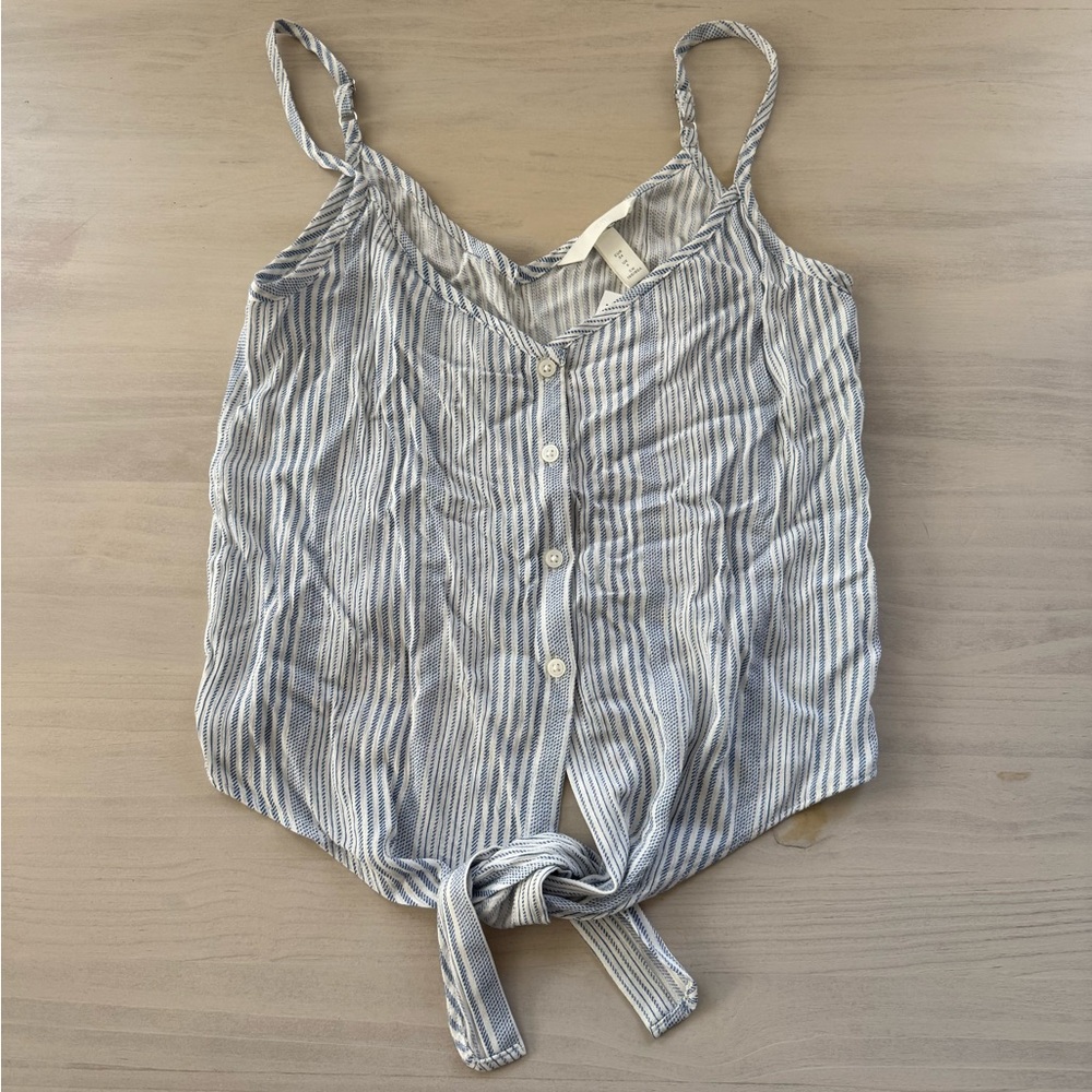 NWT H&M Blue and White Striped Garment
